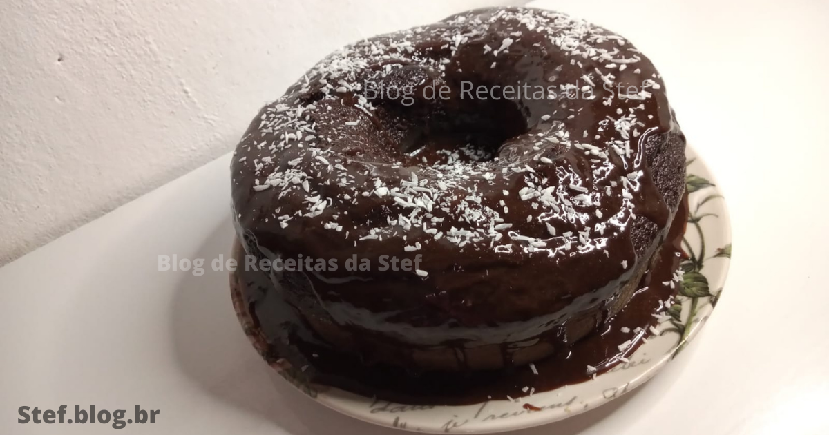 Bolo de Chocolate de Liquidificador