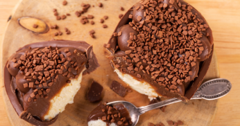 Ovo de pascoa trufado com brigadeiro caseiro