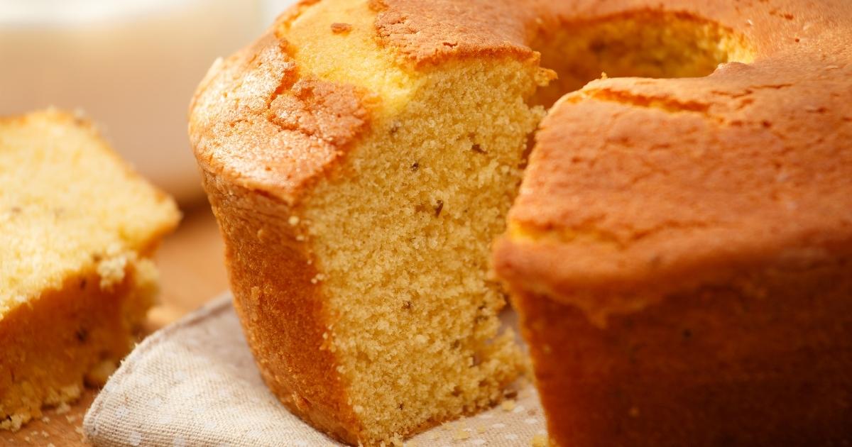 Bolo de Fubá Caipira sem Glúten e sem Lactose