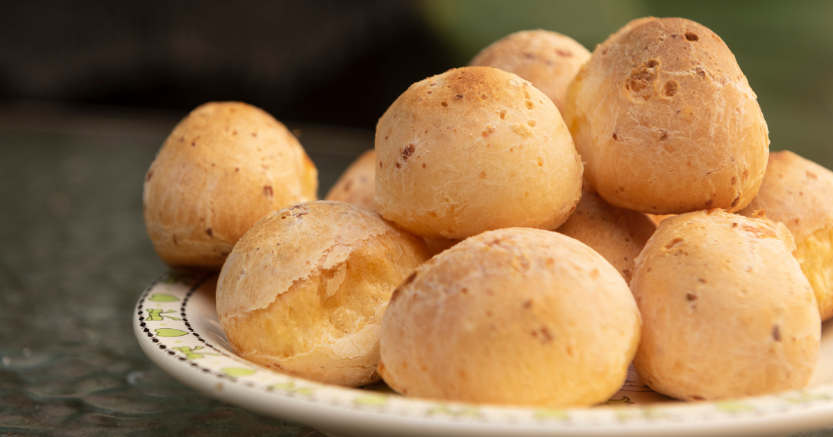 Pão de Queijo Sem Glúten e Sem Lactose