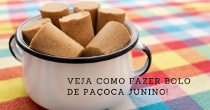 Bolo de Paçoca Junino