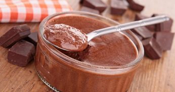 Mousse de chocolate em barra
