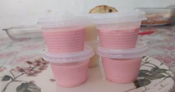 Mousse de Morango para Família Grande