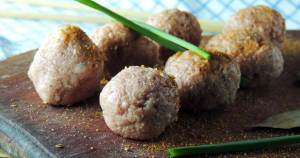 Bolinho de carne moída de boteco