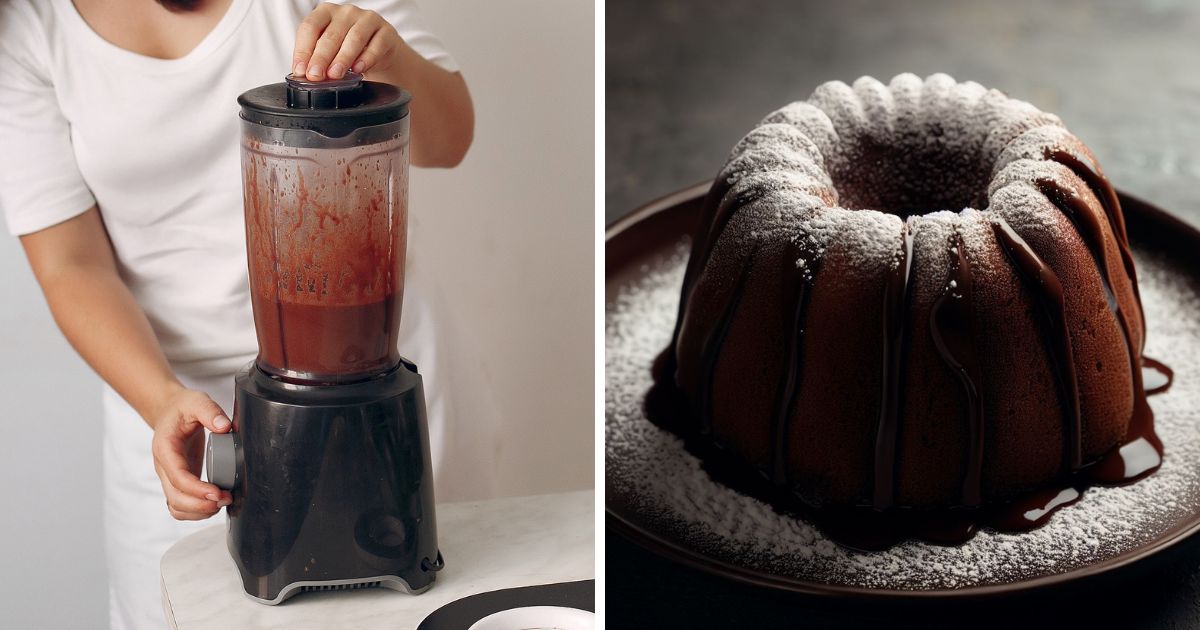 Bolo de chocolate fofinho de liquidificador