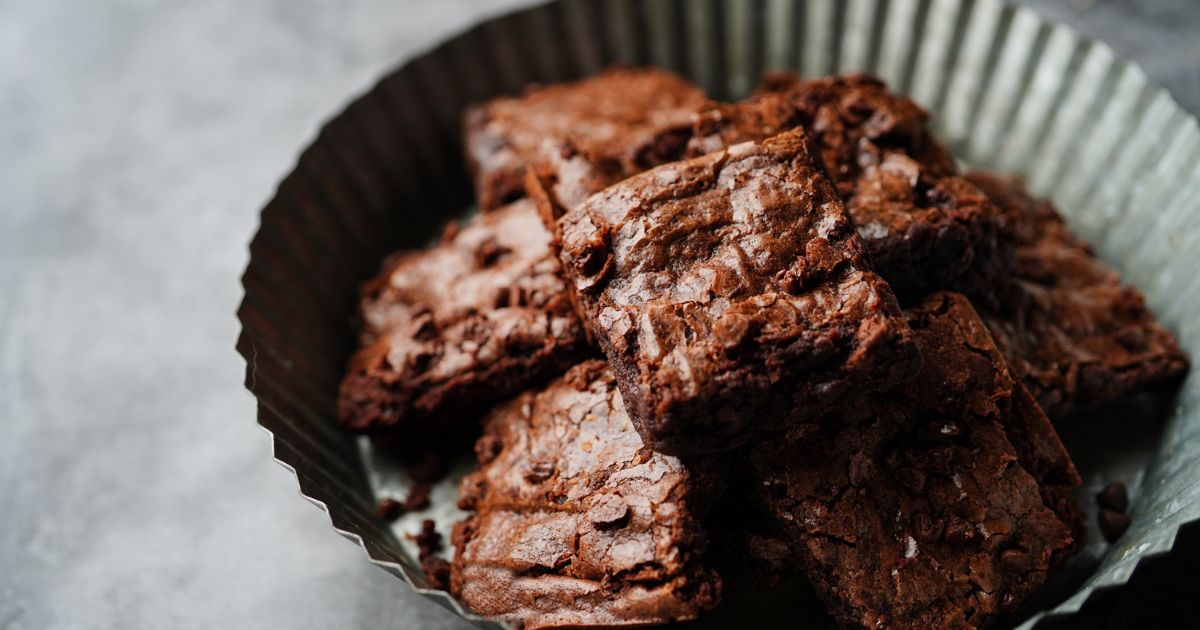 Brownie de Banana na Airfryer