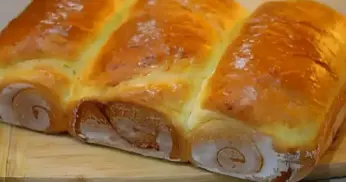 Pão caseiro de leite