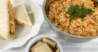 Patê de frango com cenoura