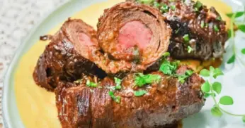 Receita de Bife a Rolê