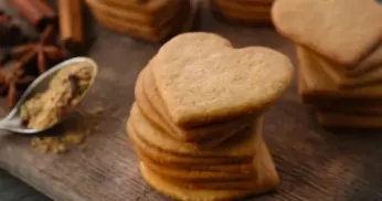 Biscoitos Natalino de canela