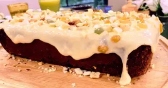 Bolo sem glúten de aveia