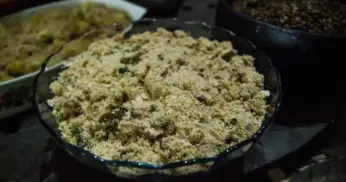 Farofa de Maçã e Passas