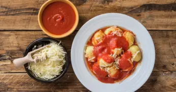 Nhoque Recheado de Queijo