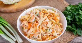 Salada de Cenoura Cremosa