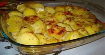 Receita de Batata Gratinada com Mussarela