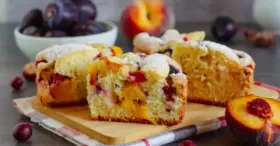 Receita de Bolo de Frutas Frescas