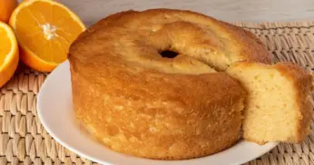 Receita de Bolo de Laranja Low Carb