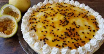 Receita de Bolo de Maracujá