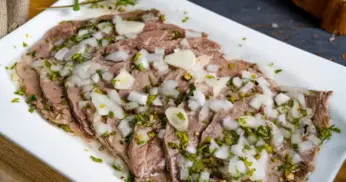 Receita de Carne Fria com Vinagrete