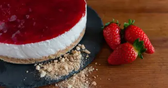 Receita de Cheesecake de Morango