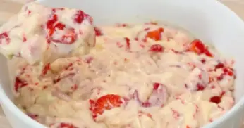 Receita de Creme de Leite Ninho com Morango