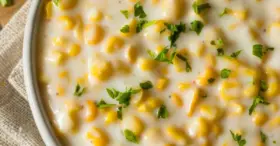 Receita de Creme de Milho Cremoso