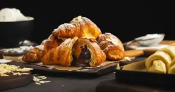 Receita de Croissant de Brigadeiro