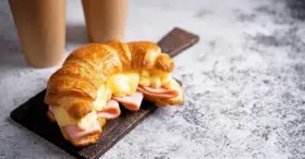 Receita de Croissant de Queijo e Presunto