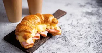 Receita de Croissant de Queijo e Presunto