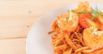Receita de Espaguete com Camarão