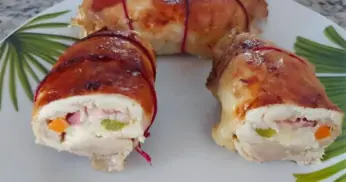 Receita de Frango Desossado Recheado