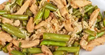 Receita de Frango Sauté com Feijão Verde