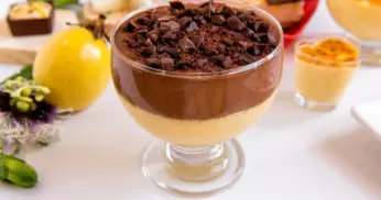 Receita de Mousse de Maracujá com Cholate