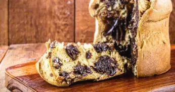 Receita de Panetone de Nutela para o Natal