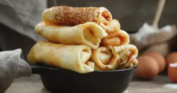 Receita de Panqueca de Queijo