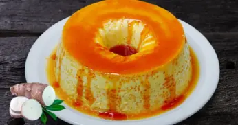 Receita de Pudim de Mandioca