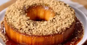 Receita de Pudim de Paçoca