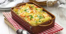 Receita de Camarão Gratinado