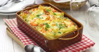 Receita de Camarão Gratinado