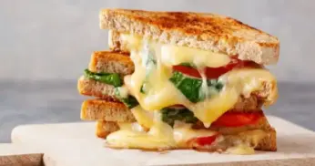 Receita Sanduíche de Queijo Grelhado com Espinafre