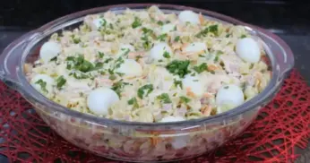 Receita de Salada de Macarrão