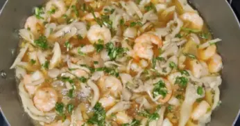 Receita de Shimenji com Camarão