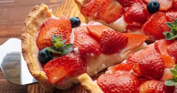 Torta de Frutas Vermelhas com Massa Podre