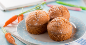 Bolinho Fit de Cenoura