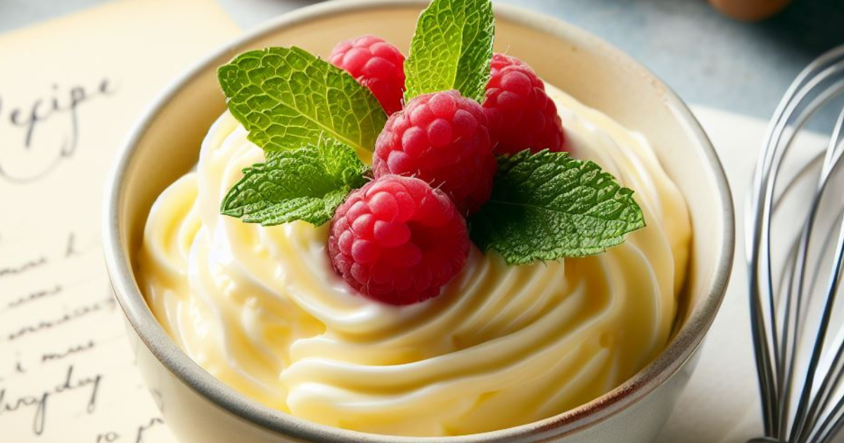 Receita de Creme Belga