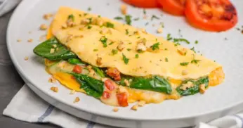 Receita de Omelete de Vegetais