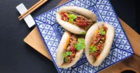 Receita de Pãezinhos de Bao de Carne Orgânica