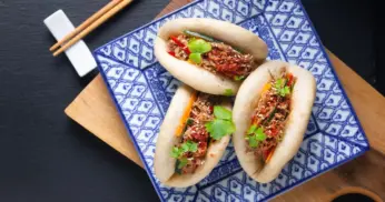 Receita de Pãezinhos de Bao de Carne Orgânica