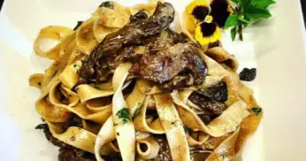 Receita de Tagliatelle com Tiras de Filet Mignon