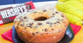 Aprenda a Fazer Esse Bolo Diferente De Banana Com Chocolate